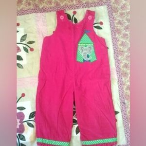 💓HP! Mulberry St. | Vtg. Girls Courdory Overalls Romper 18M